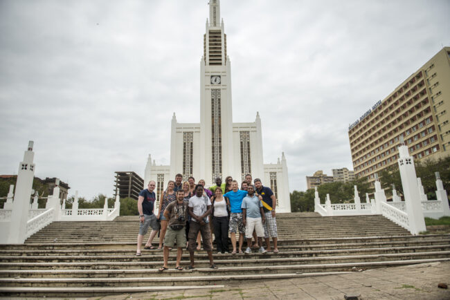 Maputo walking tour group photo